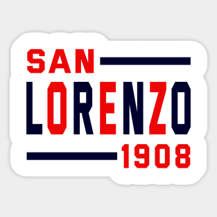 San Lorenzo 1908 Classic Sticker